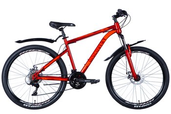Велосипед ST 26" Discovery TREK AM DD з крилом Pl 2024 (червоний)