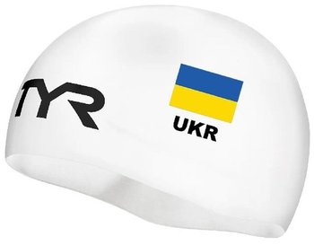 Стартова шапочка для плавання Silicone Seamless Swim Cap TYR - UA, White