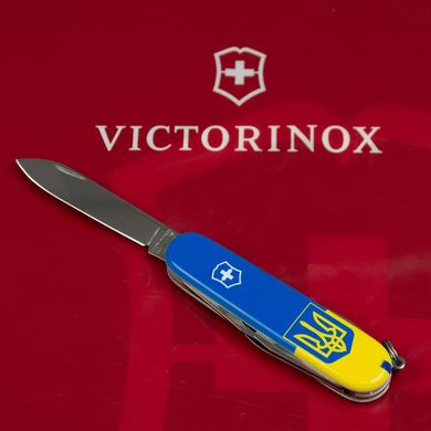 Нож складной Victorinox SPARTAN UKRAINE, Герб на флаге, 1.3603.7.T3030p