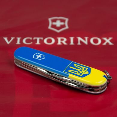Ніж складаний Victorinox SPARTAN UKRAINE, Герб на прапорі, 1.3603.7.T3030p