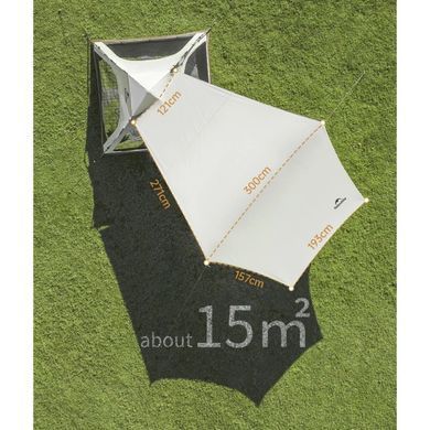 Палатка трехместная автоматическая с тентом Naturehike Ango CNK2550WS010, L, серый
