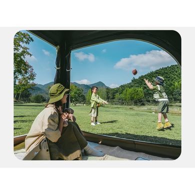 Палатка трехместная автоматическая с тентом Naturehike Ango CNK2550WS010, L, серый