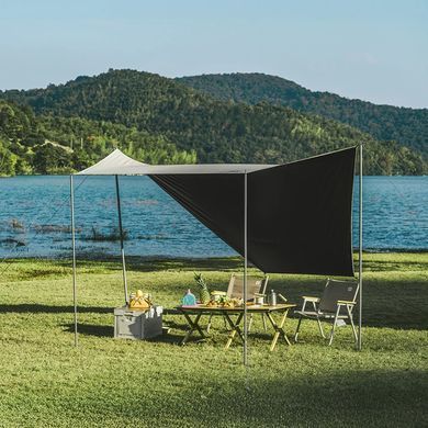 Палатка трехместная автоматическая с тентом Naturehike Ango CNK2550WS010, L, серый