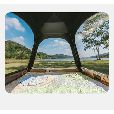 Палатка трехместная автоматическая с тентом Naturehike Ango CNK2550WS010, L, серый