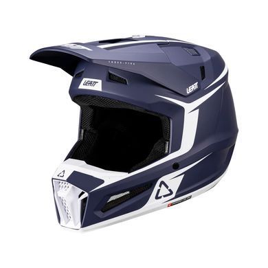 Шолом Leatt Moto 3.5 Helmet + Goggle [Blue], XXL