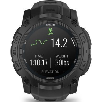 Смарт-годинник Garmin Instinct 3, Tactical, AMOLED, 50mm, Black, GPS