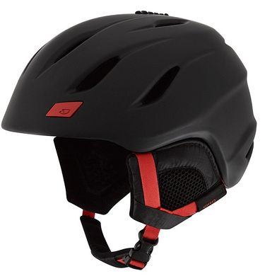 Горнолыжный шлем Giro Nine мат. черн./ярко красн., M (55,5-59 см)