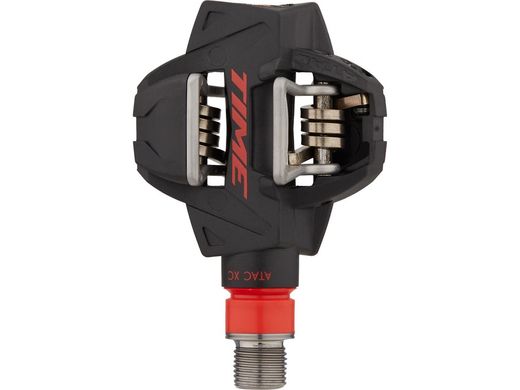 Педали Time ATAC XC 12 XC/CX pedal, including ATAC cleats, Black/Red