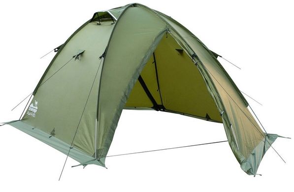 Палатка Tramp ROCK 4 (V2) зеленая (TRT-029-green)