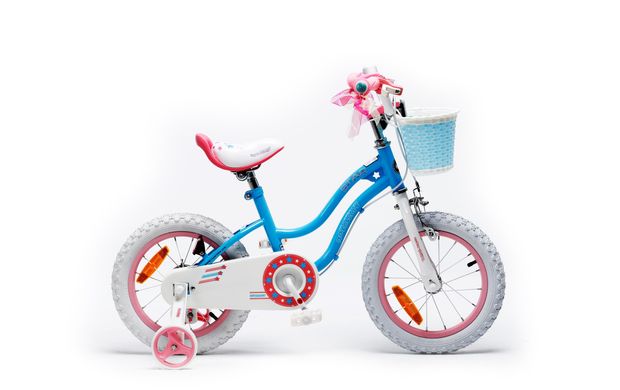Велосипед RoyalBaby STAR GIRL 14", синій