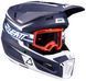Шолом Leatt Moto 3.5 Helmet + Goggle [Blue], XXL 1 з 8