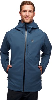 Горнолыжная мужская теплая мембранная куртка Black Diamond Boundary Line Insulated Jacket (Astral Blue, S)