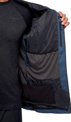 Горнолыжная мужская теплая мембранная куртка Black Diamond Boundary Line Insulated Jacket (Astral Blue, S)