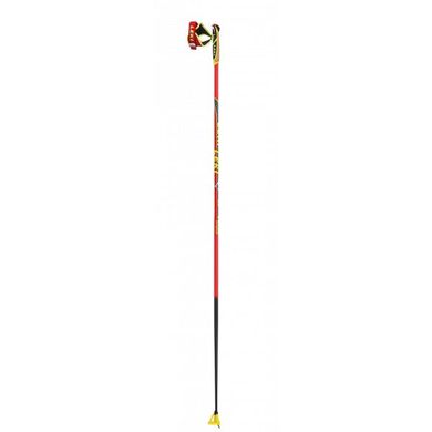 Палки лыжные Leki HRC Max bright red-neonyellow-black 180 см