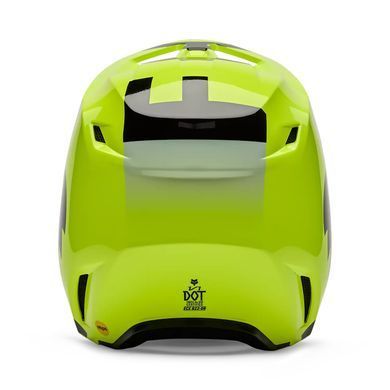 Шолом FOX V1 Helmet - SHIELD [Flo Yellow], XS