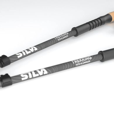 Треккинговые палки Silva Trekking Aluminium Cork, 140 см, Black
