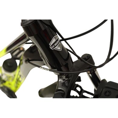Велосипед CrossBike 24" Hummer 2024 Рама-11" neon-yellow