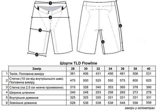 Велошорти TLD FLOWLINE SHORT SHELL; [BLACK] 34