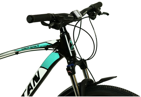 Велосипед Titan 29" Gefest 2022 , рама-20" black-white-turquoise