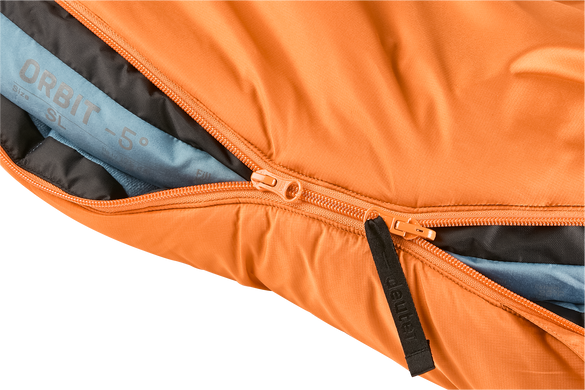 Спальный мешок Deuter Orbit-5° SL цвет 9316 mandarine-slateblue правый