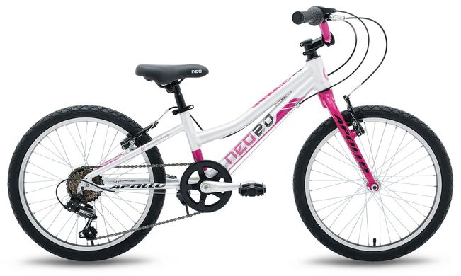 Велосипед Apollo 20 "NEO 6s girls рожевий/чорний
