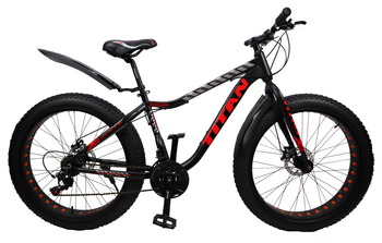 Велосипед Titan 26" Crossover FT Рама-17" black-red