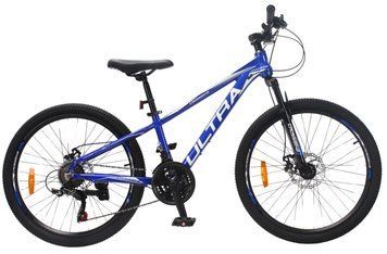 Велосипед CrossBike 24" Ultra 2026 Рама 12" blue-white