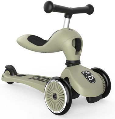 Самокат Scoot and Ride Highwaykick-1, оливковый, 1-5 лет