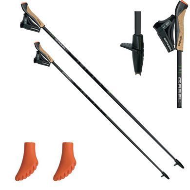 Палки для скандинавской ходьбы Gabel X-5 Black 115 (7009351141150)