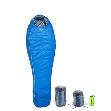 Спальный мешок Pinguin Mistral PFM (3/-3&deg;C), 185 см - Right Zip, Blue