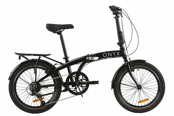 Велосипед 20 "Dorozhnik ONYX складний, 2020, чорний