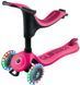 Самокат Globber GO UP SPORTY 360 фуксія, до 20/50кг 1+, колеса з підсвіткою 4 з 8