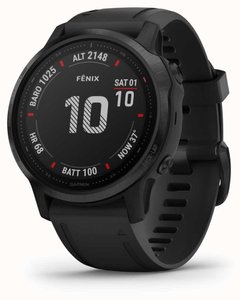 Смарт часы Garmin fenix6S - Black with Black Band