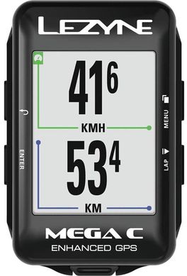 GPS комп'ютер Lezyne MEGA C GPS SMART LOADED чорний Y13