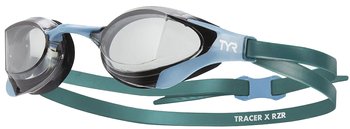 Окуляри для плавання TYR Tracer-X RZR Racing, Smoke/Teal/Teal