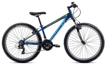 Велосипед Romet 2024 Rambler R6.1 темно-синьо-салатовий 14 S