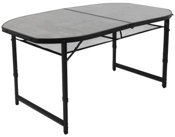 Стол Bo-Camp Northgate Oval 150x80 cm Black/Grey (1404188)