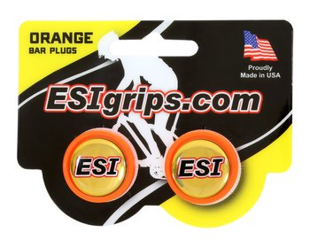 Заглушки руля ESI Bar Plug Orange, оранжевые