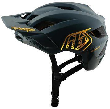 Шлем TLD FLOWLINE HELMET; POINT [GRAY / GOLD] XL/2X