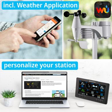 Метеостанция Bresser Professional WIFI Weather Centre 7in1 (WSX3001CM3LC2)