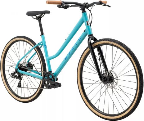 Велосипед 28" Marin Kentfield 1 ST рама - L 2024 Gloss Light Blue/Black/Brown
