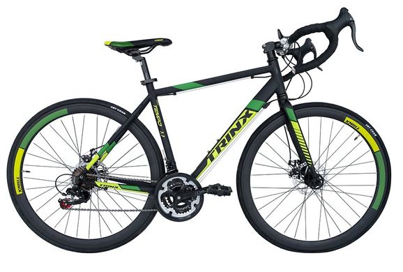 Велосипед Trinx Tempo 1.1 28" Matt-Black-Green