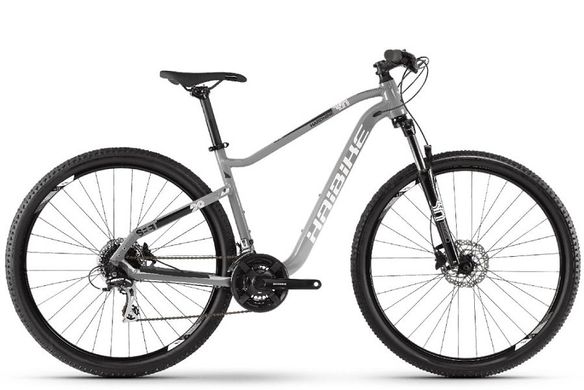 Велосипед Haibike SEET HardNine 3.0 Acera 19 HB 29 , серо-бело-черный, 2020