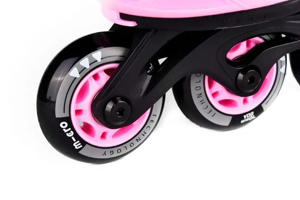 Ролики Micro Joy black-pink 29-32