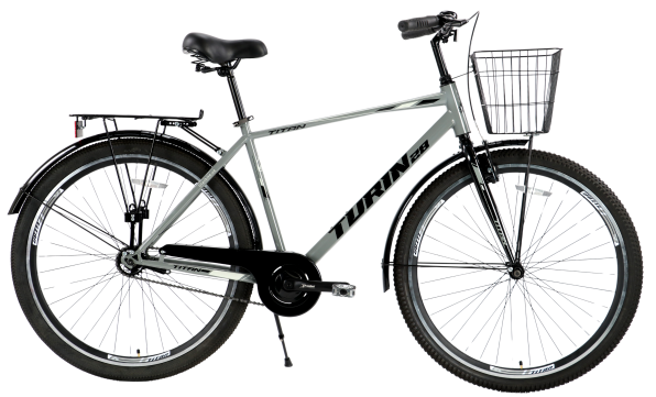 Велосипед Titan 28" Turin 2024 Рама-18" grey-black