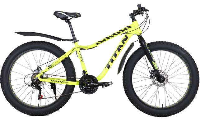Велосипед Titan 26" Crossover FT Рама-17" neon yellow-black