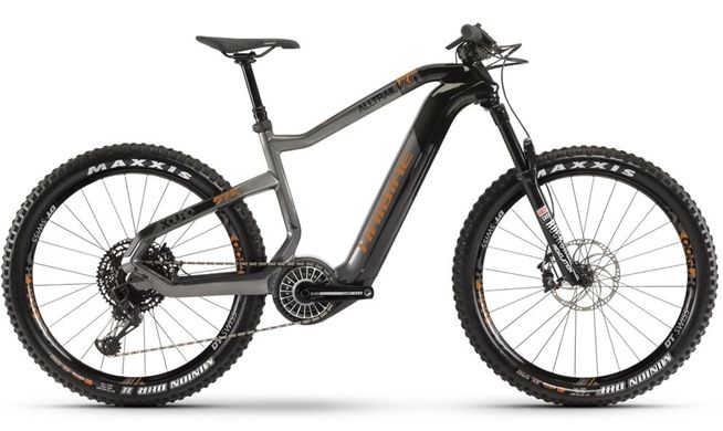 Велосипед Haibike XDURO AllTrail 6.0 Carbon FLYON i630Wh 12 s. 27.5 ", сіро-чорно-коричневий, 2020