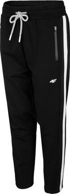 Штаны 4F цвет: черный белая боковая полоса