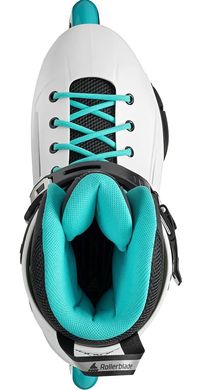 Роликовые коньки Rollerblade Lightning W white-aqua 270