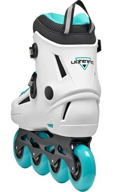 Роликовые коньки Rollerblade Lightning W white-aqua 270